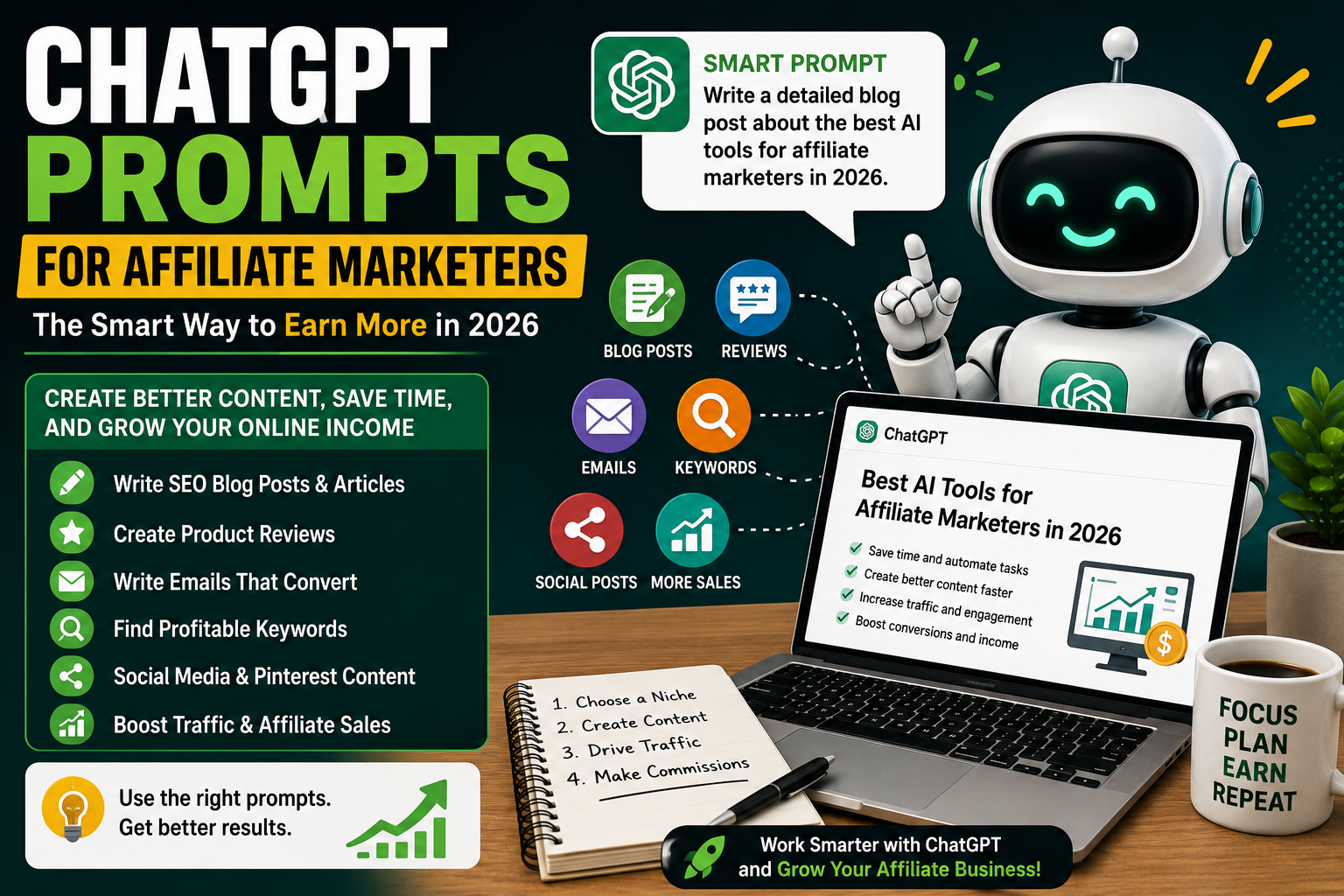ChatGPT Prompts for Affiliate Marketers